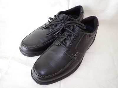Nunn Bush Mens Shoe Black Sz 9M Carlin Moc Toe Oxford Shoe 84562-001