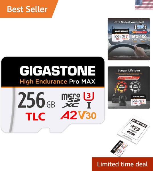 Tarjeta Micro SD de 256 GB con 5 - Recuperación gratuita - Ideal para cámaras y cámaras de tablero