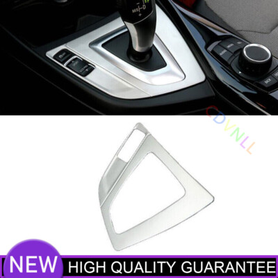For BMW 1 Series F20 F21 Silver Titanium Inner Gear Shift Decoration Cover Trim