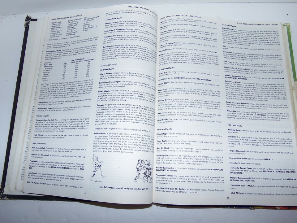 Vintage 1979 Advanced D&D Dungeons and Dragons Revised Edt Dungeon ...