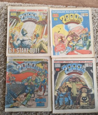 2000AD  Judge Dredd British Comic Books 1985 X 4 Job Lot  Prog 431 428 425 430