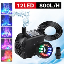 New 12 Led 16w Lights Submersible Water Pump For Fountain Pool Garden Pond Tank