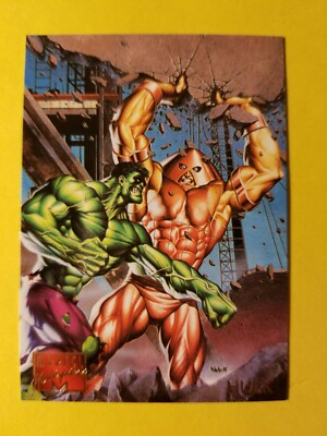 VINTAGE HULK #41 - 1995 FLEER MARVEL MASTERPIECES COMIC CARD | eBay
