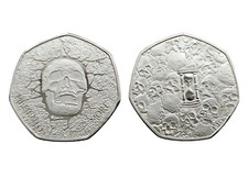 Memento Mori Commemorative Silver Plated Coin - Stoic/Death/Reflection/Reminder
