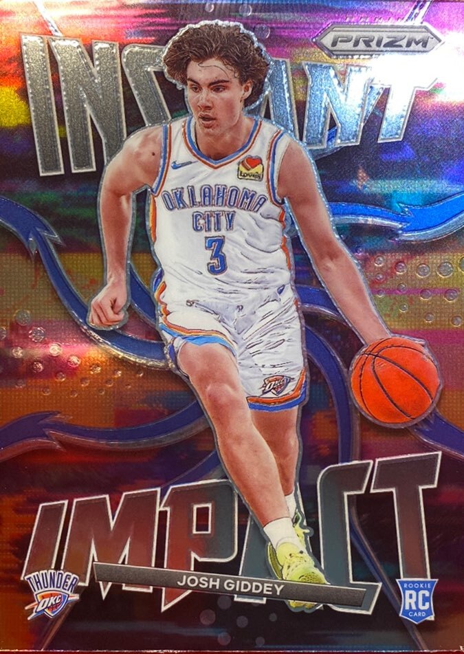 2021 Panini Prizm Instant Impact#4 Josh Giddey RC