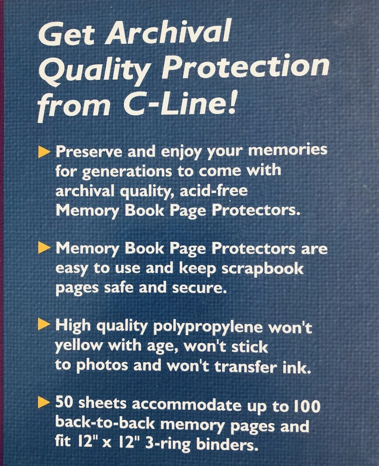 Memory Book Top-Loading 12” x 12” Page Protectors 179 Page Protectors Bundle - Image 4 of 4