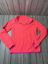 Xersion Girls Half-Zip Fleece Pullover In Vibrant Pink Size XL 16