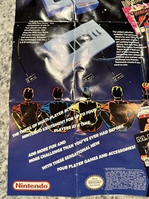 2 Nintendo NES Poster Insert Now You&rsquo;re Playing With Power Satellite Four Score