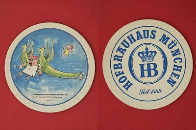 Hofbräuhaus München Aloisius Nr. 5 Brauerei Bierdeckel Coaster Beermat