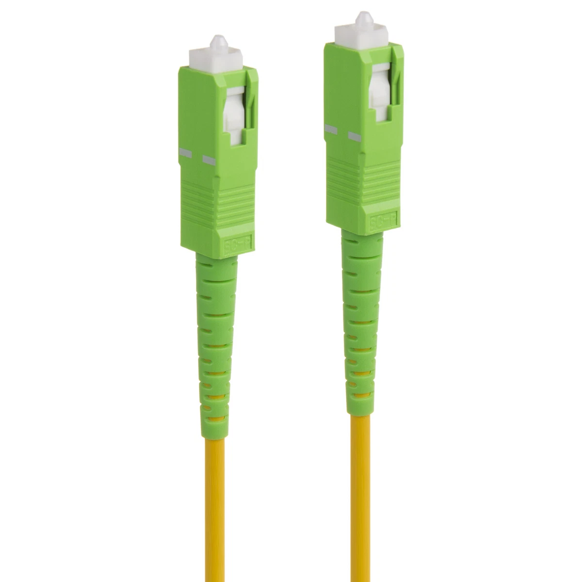 FLYPROFiber 1m Câble à Fibre Optique en Acier Blindé SC/APC à SC/UPC, (Freebox) - Rallonge/Jarretiere Simplex Monomode