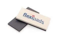 Flexipads 60mm x 125mm Soft/Hard Wet Sanding Backing Block Hand Pad 14mm Thick