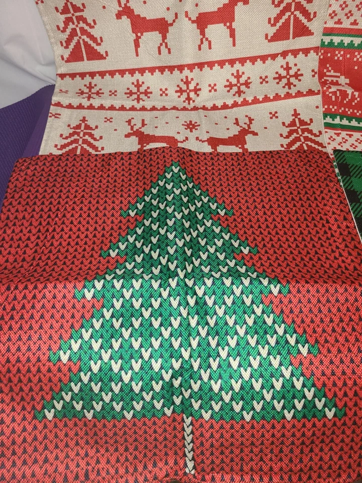 Christmas Decorations Pillow Covers 18x18 Set of 4 Pillow Cases Christmas Decor - Image 3 of 4