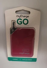 myCharge GO Style Portable Charger 2600mAh External Battery Pack with Clip