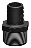 "Lindemann Td-Schlauchanschluss Schwarz 50Mm 2\" Unverpackt"