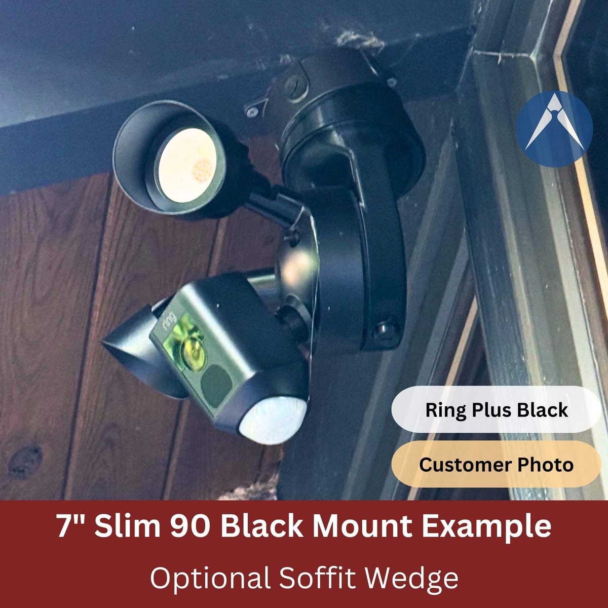 Under Soffit Mounting Security Light Ring Flood Light Camera