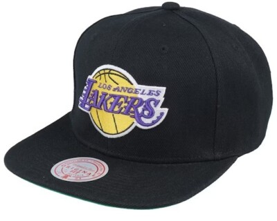 MITCHELL AND NESS LA Lakers Core Side Snapback Cap Black One Size - UVP 30,00 £
