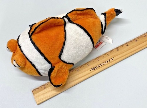 Ganz Webkinz Clown Fish Plush Orange White Stuffed Animal 10.5 inch NO CODE - Picture 5 of 12