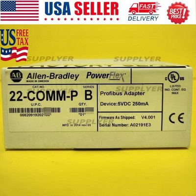 22-COMM-P AB PowerFlex PROFIBUS DP Adapter 22-COMM-P Ups express US Free Tax