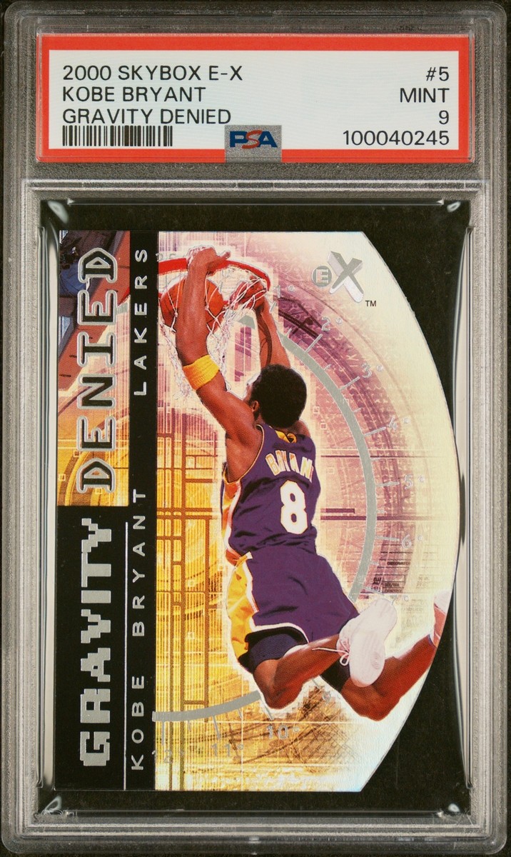 【中古美品】希少  KOBE2 AllStar 2000年台前半品 2000 SKYBOX E-X GRAVITY DENIED #5 KOBE BRYANT PSA 9 | eBay
