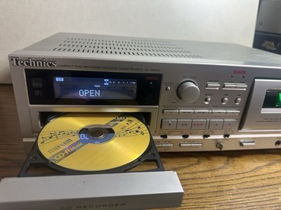 TEAC AD-RW900 CD Recorder With Cassette Deck and USB Port - Black