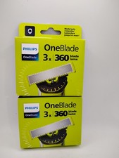 2X NEW Philips OneBlade 360 Blade Replacement Shaver Heads QP430/50