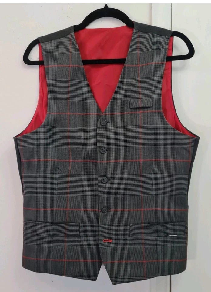 Dimensions Corporate Wear Checked Suit Chest Size 36 R Waist 30R Leg 31in(3pcs) - Image 3 of 4
