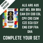 2026 Panini FIFA World Cup Sticker - Complete your Set - ALG to GHA CAN BRA ARG