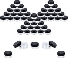Sample Containers, Lip Balm Containers, Sample Jars, Small, 3 Gram, 50 Pk Min