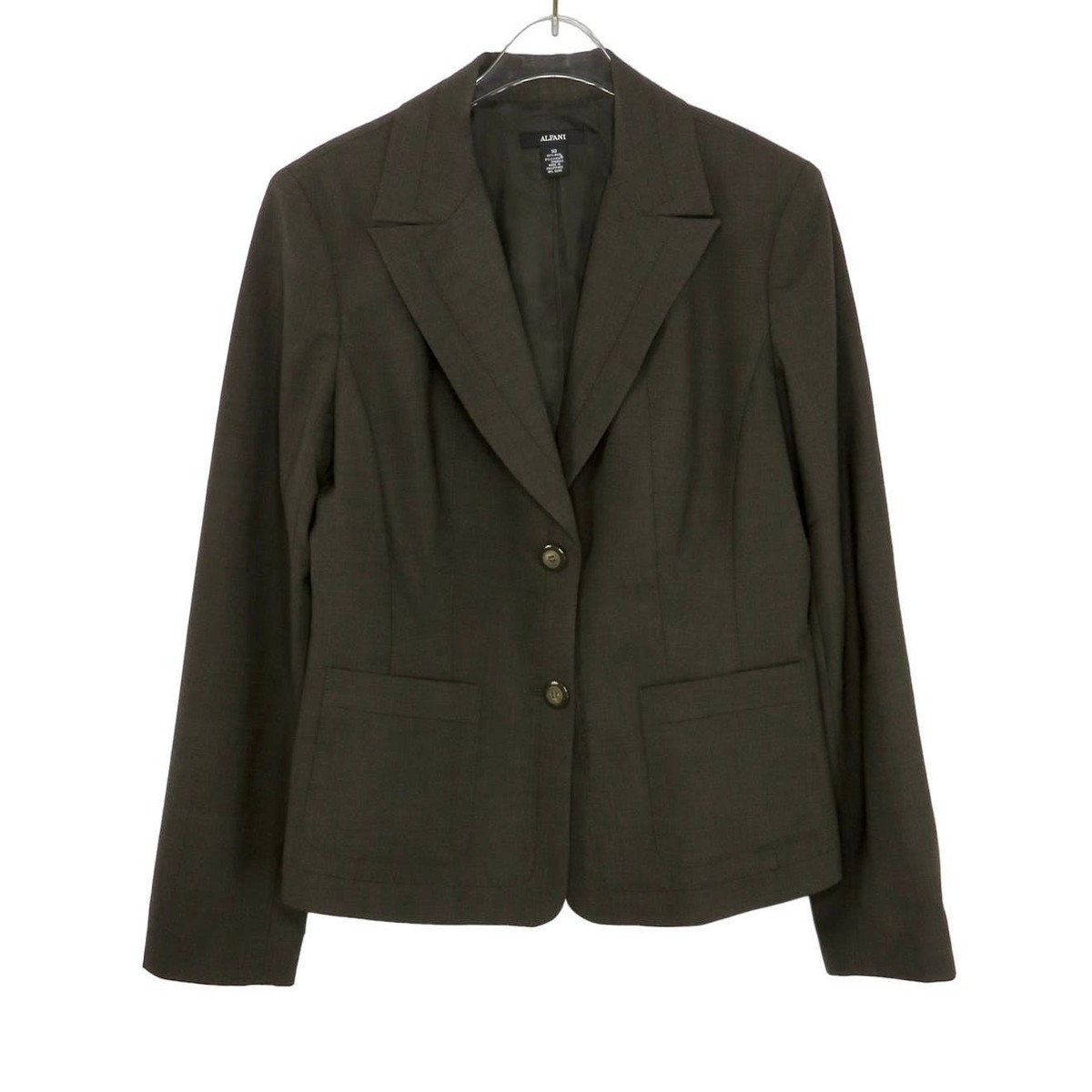 Alfani Charcoal Gray Wool Blazer Large Classic Corpcore