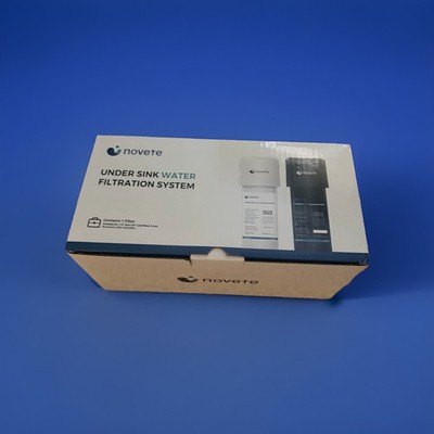 Novete Under Sink Water Filtration System Home Kitchen Cold Water Filter NIB