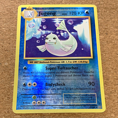 Pokémon TCG Jugong 29/108 Evolution Holo 1. Auflage Rare Deutsch 120 KP