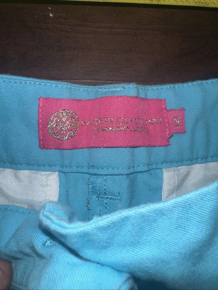 Женские короткие шорты низкого покроя Macbeth Collection Blue Seahorse Daisy Dukes размер Small - Изображение 2 из 4