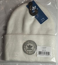 Adidas / TALL RESORT CUFF BEANIE / IQ5565 / White / Stone / 3.88 fold cuff