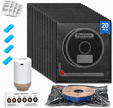 3D Printer Filament Storage Kit, 20 Vacuum Bags with Pump Humidity Cards