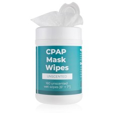 160 Pack CPAP Mask Wipes Unscented Wet Wipe Lint & Alcohol-Free Cleaner CPAP... 