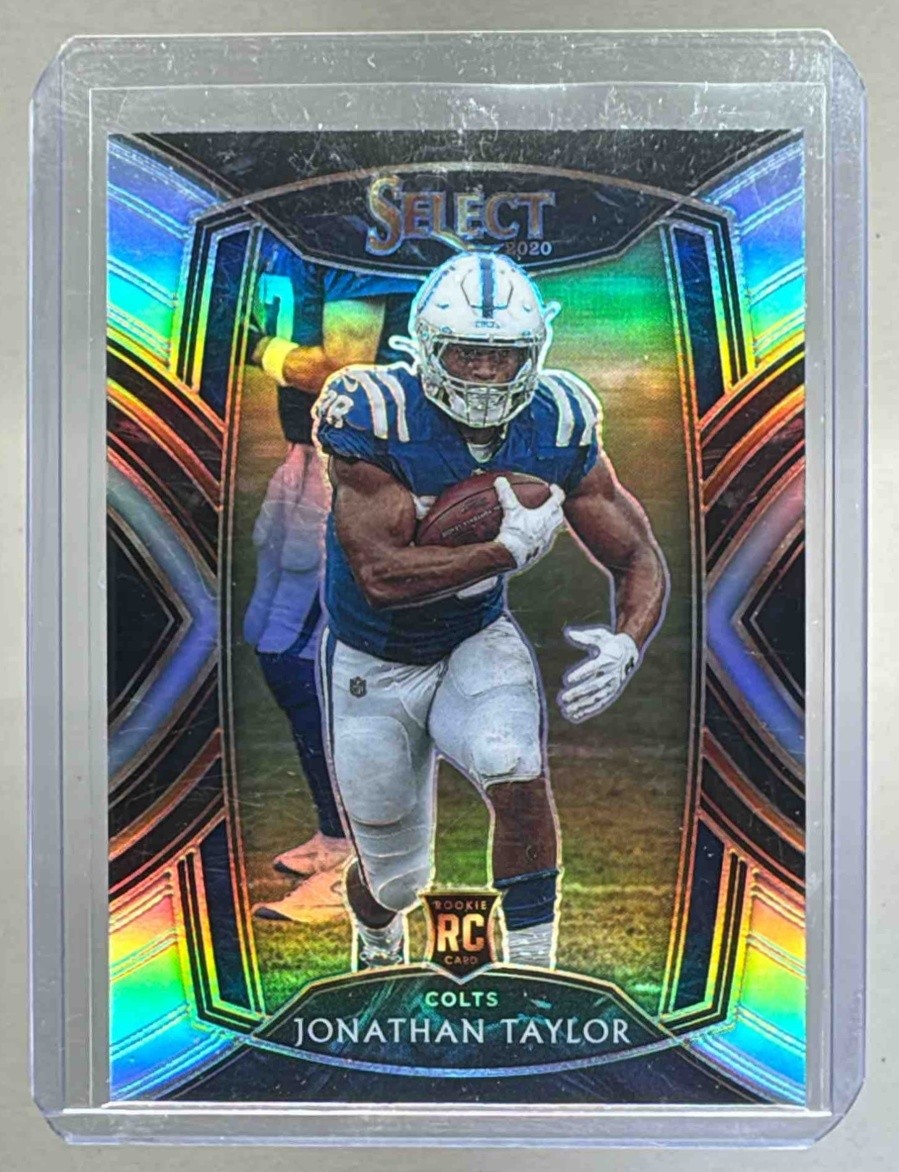 Jonathan Taylor 2020 Panini Select #253 Silver Prizm Rookie Club RC