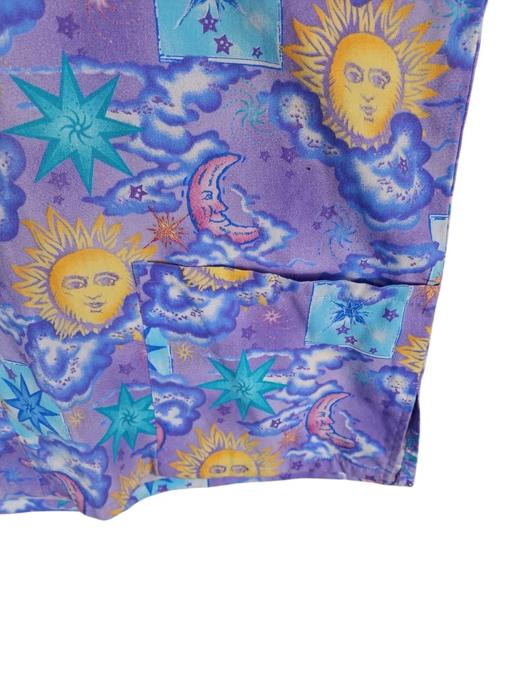 Top de mujer Simply Basic Suns and Moon Scrun talla pequeña cuello en V manga corta Foto 4 de 4