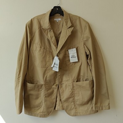 NWT Engineered Garments Bedford Blazer Jacket, Beige Size Medium Cotton Poly