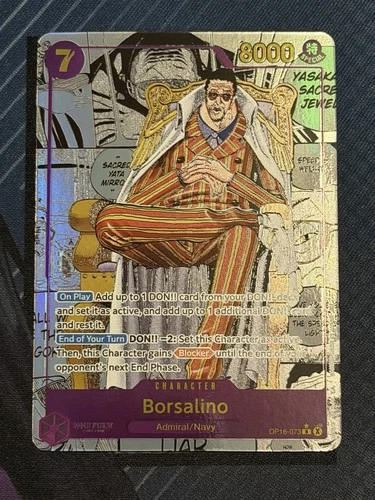 Borsalino (Manga) Alt Art OP16-073 - The Time Of Battle (OP16) English Fast Ship