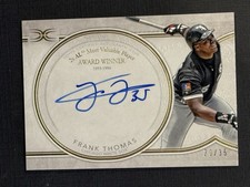 2018 Topps Definitive Frank Thomas Legendary Auto 20/35 HOF White Sox