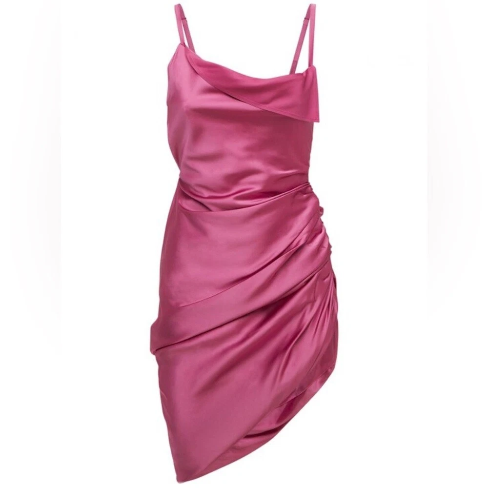 Jacquemus — JACQUEMUS La Robe Saudade Satin Mini Dress Size: M | US6, FR38