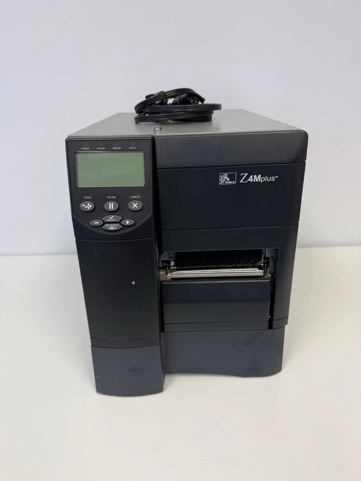 Zebra Z4M Plus Z4M00-2001-0000 Thermal Transfer Label Printer 300dpi LAN Serial - Image 2 of 4