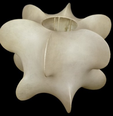 Vintage Flos Viscontea Cocoon Suspension light by Achille & Castiglioni Giacomo 