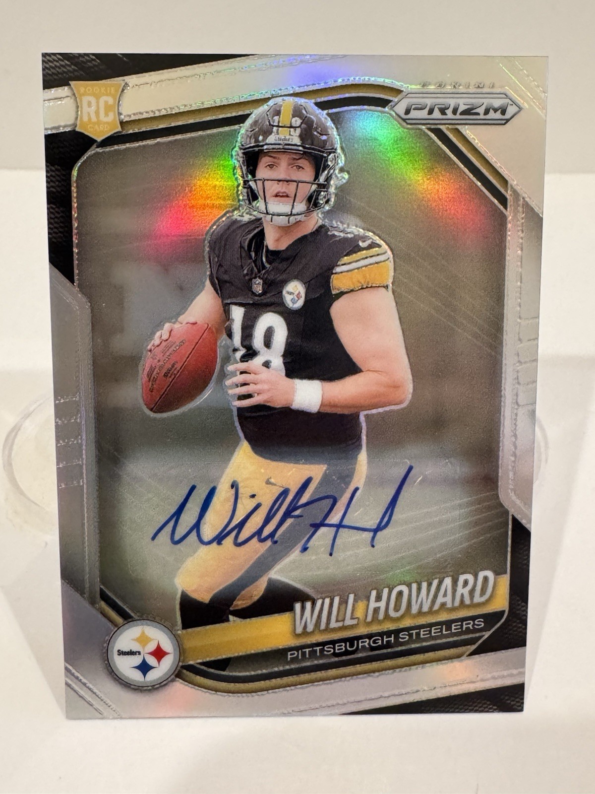 2025 Panini Prizm - Will Howard - #367 Rookie Silver Prizm Autograph - RC AUTO