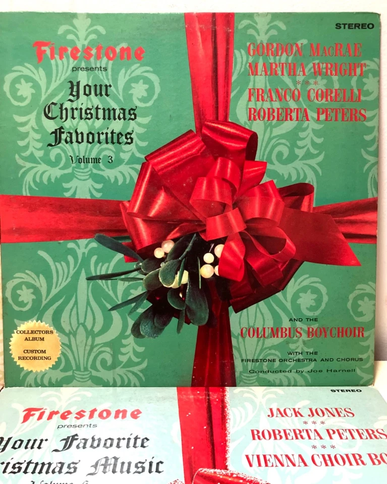 Complete Set Firestone Christmas Vinyl LP Records Volume 1-7 1962-68 Nice Set - Image 4 of 4