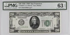 Fr. 2050-L 1928 $20 Federal Reserve BN San Francisco PMG 63 EPQ