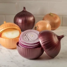 Hutzler Onion Saver Keeper Storage Container - Keeps Fresh Longer