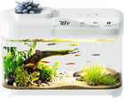 Smart Betta Fish Tank Aquarium 3 Gallon with Temperature Monitor, 3 Stage Filtra