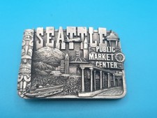 Siskiyou Pewter Buckle Seattle Public Market Center 1981