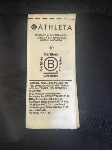 Athleta Brooklyn Mid Rise 16" Skort - Navy - Size 10 - Worn 1 Time - Picture 9 of 9
